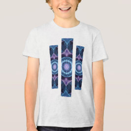Triblenda Camiseta Masc Juvenil Básica Fractal Geometrico-1
