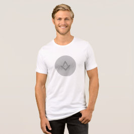 Triblenda Camiseta masculina con símbolo de ojo abstracto –