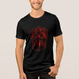 Triblenda Camiseta masculina de gráfico de corazón anatómico