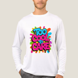 Triblenda Camiseta masculina de tipografía en negrita Too Co