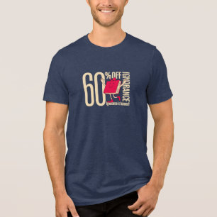 Triblenda Camiseta masculina Intelligent Advocacy Bella+Canv