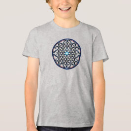 Triblenda Camiseta Masculina Juvenil Básica Flôr da Vida-10