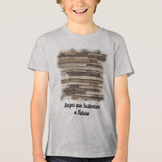 Triblenda Camiseta Masculina Juvenil Básica Madeira Viva