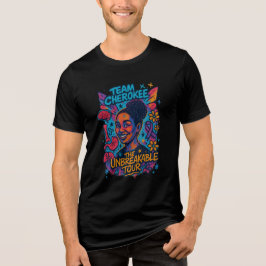 Triblenda Camiseta masculina Team Cherokee Unbreakable Tour 