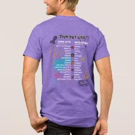 Triblenda Camiseta masculina Team Cherokee Unbreakable Tour 
