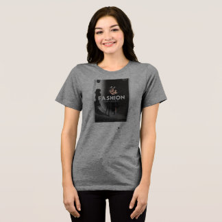 Triblenda Camiseta mezclada para mujer casual