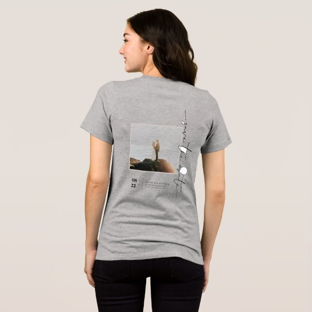 Triblenda Camiseta Miranda & Mathew Save The Date (Reverso Completo )