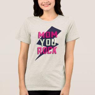 Triblenda Camiseta MOM YOU ROCK