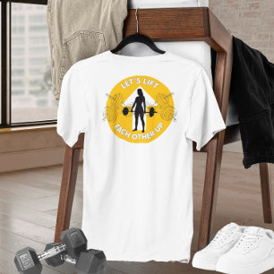 Triblenda Camiseta Motivacional Levantemos a los Demás