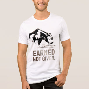 Triblenda Camiseta Motivacional Panther Gym Qoute
