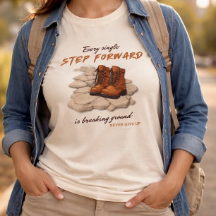 Triblenda Camiseta Motivacional Paso Adelante / Romper el Su
