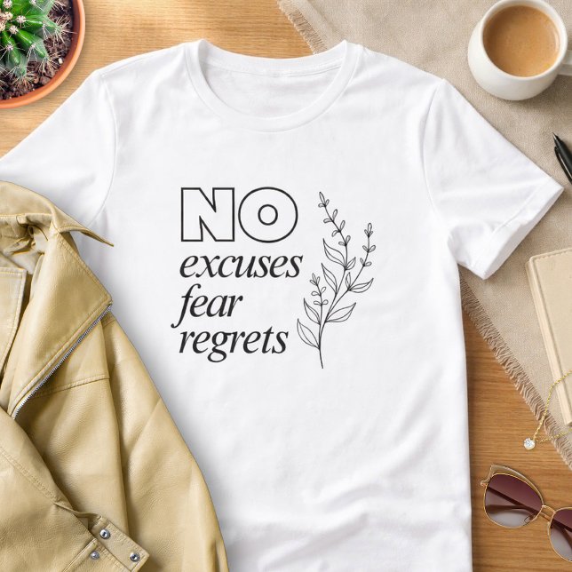 Triblenda Camiseta Motivacional Sin Excusas (Subido por el creador)