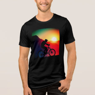 Triblenda Camiseta Mountain Bike Sunset – Reto y Aventura