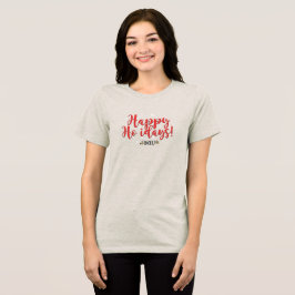 Triblenda Camiseta navideña de Navidades de Chiste de mujere