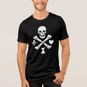 Triblenda Camiseta negra de hombre Red Beard