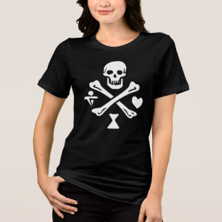 Triblenda Camiseta negra de mujer Red Beard