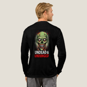 Triblenda Camiseta negra no muerta y desquiciada
