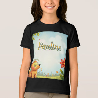 Triblenda Camiseta negra personalizada para niños