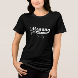 Triblenda Camiseta negra y blanca con nombre personalizado e