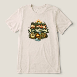 Triblenda Camiseta No estoy perdido, estoy explorando