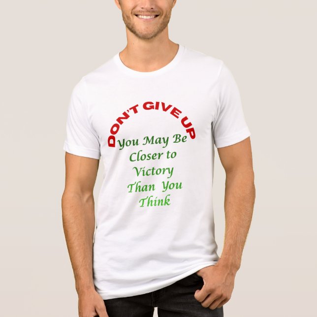 Triblenda Camiseta No te rindas (Anverso)