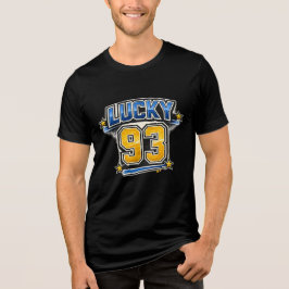 Triblenda Camiseta número retro deportivo Lucky 93 | Luc vin