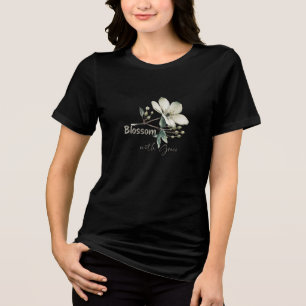 Triblenda Camiseta o Sudadera Florece con Gracia   Inspiraci