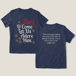 Triblenda Camiseta O Venid, Adoremosle