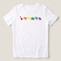 Camiseta Orgullo Dinosaurio Arcoíris: LGBT Dino T-
