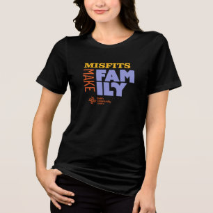 Triblenda Camiseta oscura de Misfits Make Family