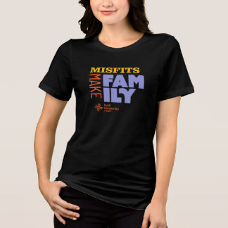 Triblenda Camiseta oscura de Misfits Make Family