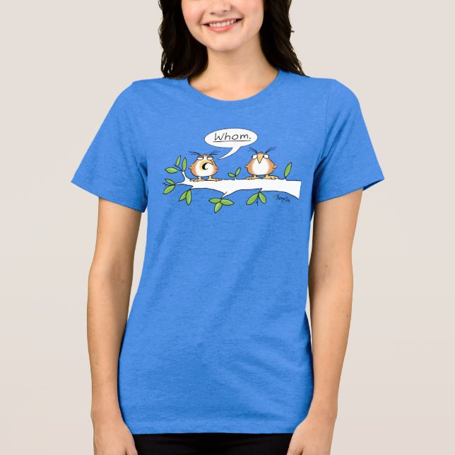 Triblenda Camiseta OWL de Sandra Boynton (Anverso)
