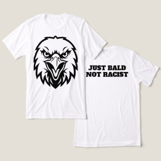 Triblenda Camiseta para hombre águila calva - solo calvo no