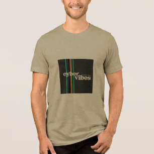 Triblenda Camiseta para hombre Cyber Vibes