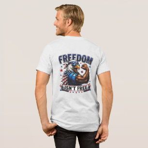 Triblenda Camiseta para hombre Freedom Isnt Free Patriotic E
