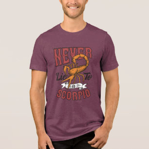 Triblenda Camiseta para hombres Nunca mientas a un escorpio