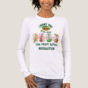 Triblenda Camiseta para mujer Fruit Note Revolution 