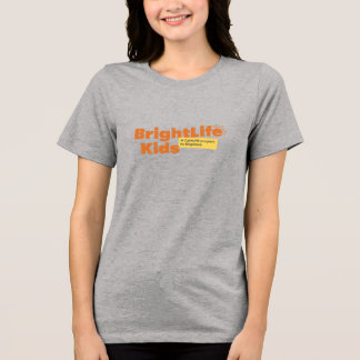 Triblenda Camiseta para mujeres BLK: gris con logo