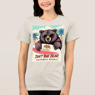 Triblenda Camiseta para mujeres del Orgullo de California