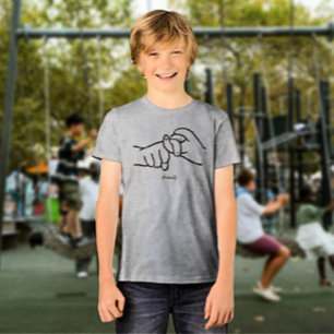 Triblenda Camiseta para niños ASL Friends - Amistad