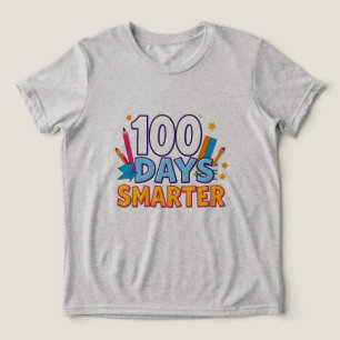 Triblenda Camiseta para niños más inteligentes durante 100 d