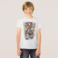 Camiseta para niños Oso Leñador Genial - Artística