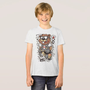 Triblenda Camiseta para niños Oso Leñador Genial - Artística