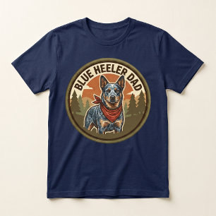 Triblenda Camiseta para papá de Blue Heeler Regalo para pa