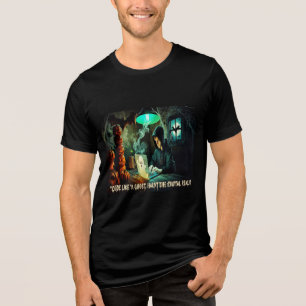 Triblenda Camiseta para programadores de código en Halloween