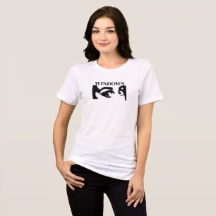 Triblenda Camiseta Parodia de Windows – Diseño Gráfico Diver