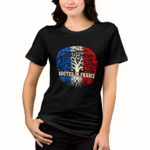 Camiseta Patriótica Con Raíces En Francia