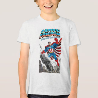 Triblenda Camiseta Patriótica de Superhéroe USA Libertad par