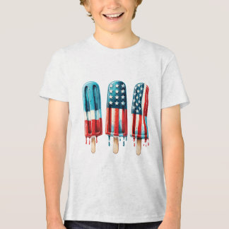 Triblenda Camiseta Patriótica Popsicles