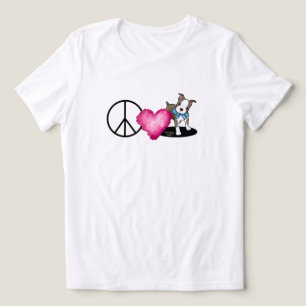 Triblenda Camiseta Peace Love Bostons